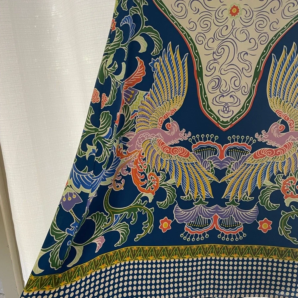 Anthropologie Silk Boho Dress - Picture 8 of 13